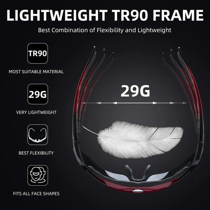Polarized Sports Sunglasses for Cycling