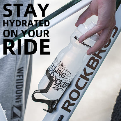 ROCKBROS Bike Water Bottle Holder Alloy Aluminum Bicycle Cage for Road and Mountain Bikes
