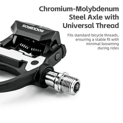 Road MTB Lightweight Clipless Bicycle Pedals 9/16'' with SPD-SL System