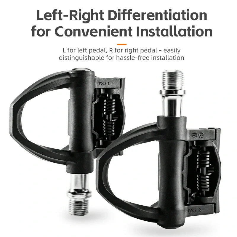 Road MTB Lightweight Clipless Bicycle Pedals 9/16'' with SPD-SL System