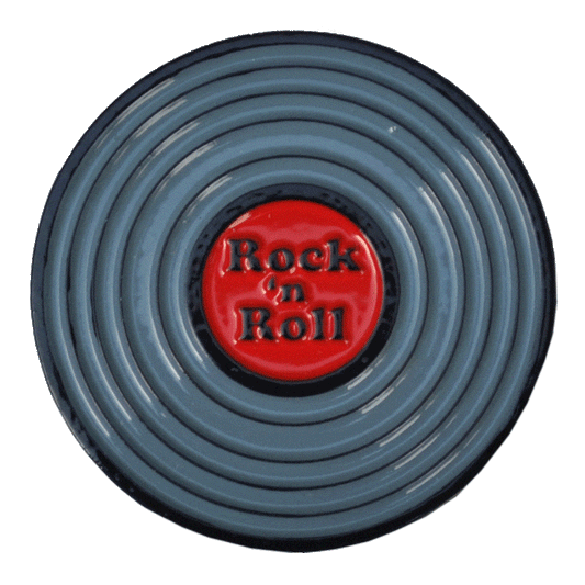 Rock & Roll LP Record Ball Marker & Hat Clip by ReadyGOLF