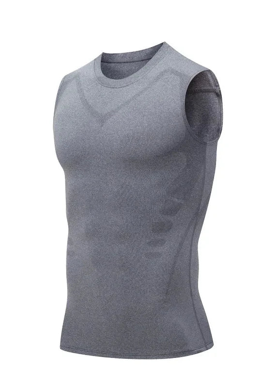 Men’s Breathable Ice Silk Shapewear Vest
