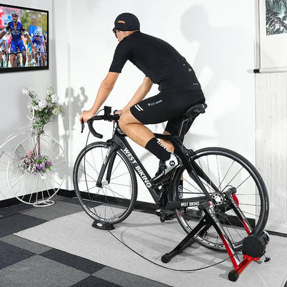 Level Up Your Indoor Cycling  6-Speed Magnetic Bike Trainer