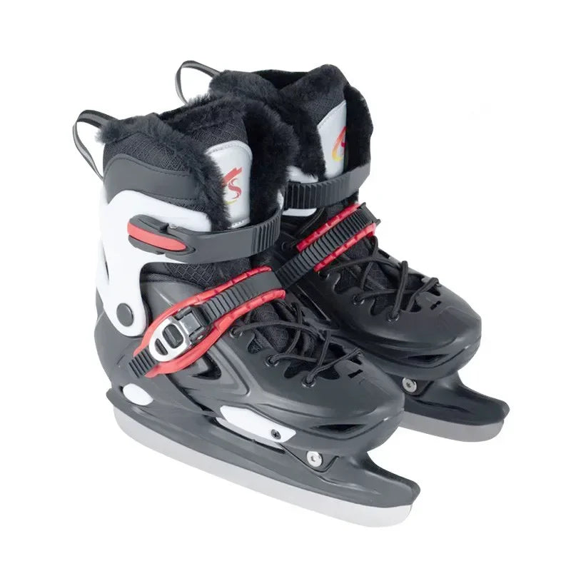 Waterproof Winter Ice Skating Boots with Adjustable Fit