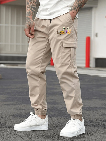 Men’s Outdoor Multi-Pocket Cargo Sweatpants