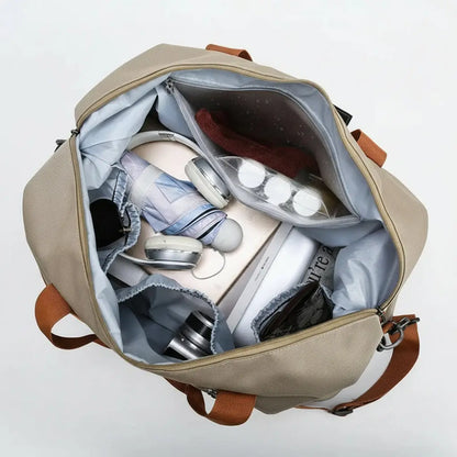 Gym Bag with Shoe Compartment