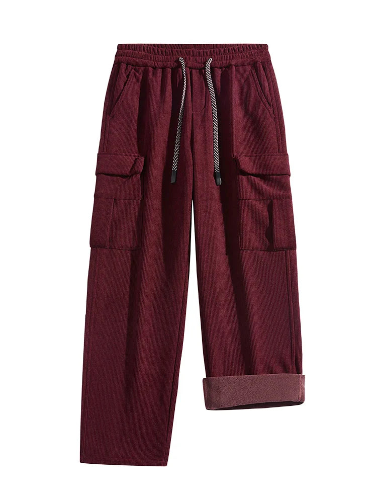 Cozy and Practical Fleece Lined Cargo Pants