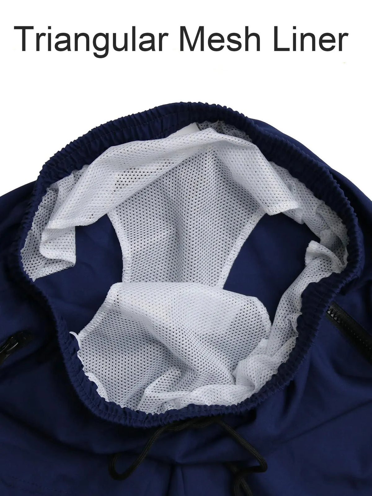 Men’s Quick-Dry Swim & Gym Shorts with Zipper Pockets