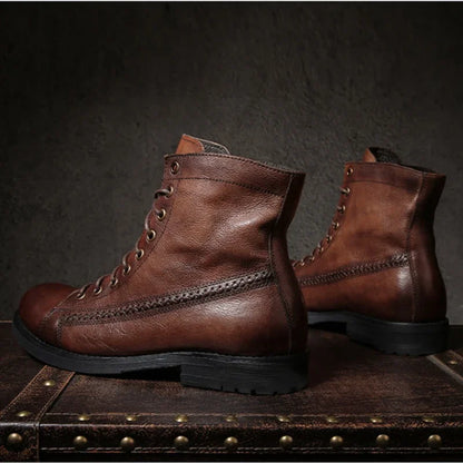 Timeless Style: Retro Men's Ankle Boots