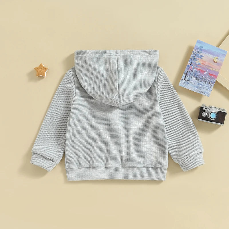 Hoodie Long Sleeve Hooded Zip Up Sweatshirt Jacket for Boys & Girls