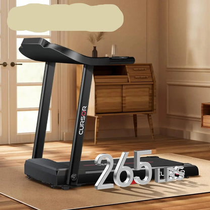 Compact Folding Treadmill  Pulse Sensor 2.5 HP Motor