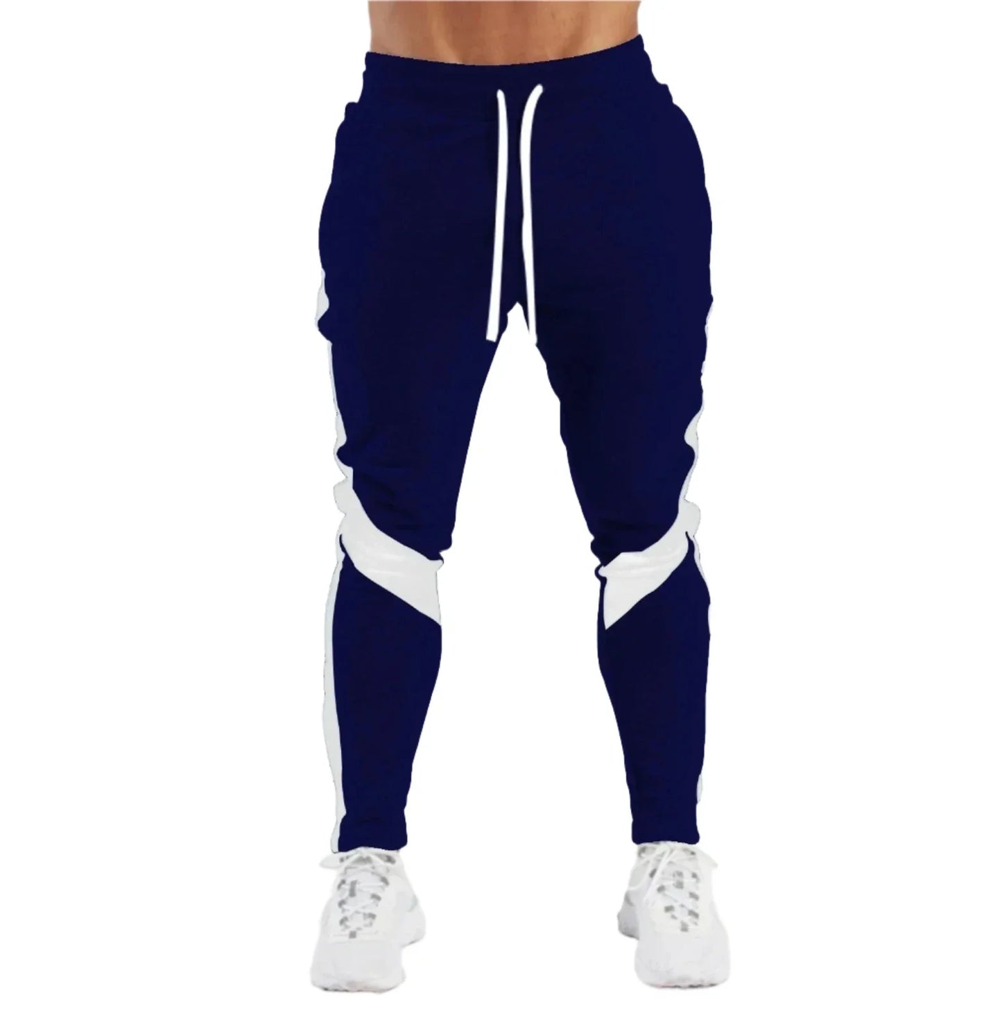 Men's Micro Elastic Joggers with Spliced Cuffs