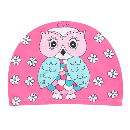 Cartoon Animal Swim Caps for Kids