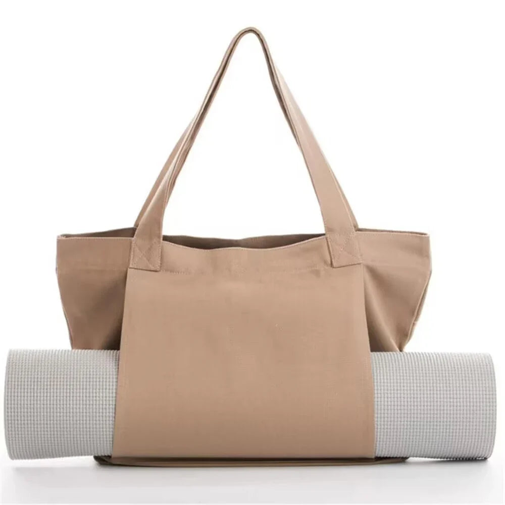 Yoga Bag Canvas Tote Sports & Pilates Mat Carrier for Travel & Gym