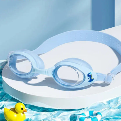 Waterproof Anti Fog Kids Swim Goggles and Cap