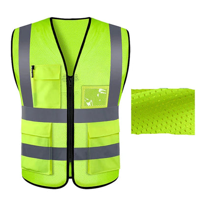 High Visibility Safety Vest for Traffic and Nighttime Safety