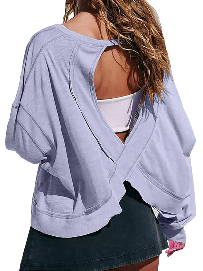 Women's Loose  Long Sleeve T Shirt  Casual  Comfortable Blouse