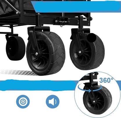 Heavy-Duty Collapsible cart  with Wheels