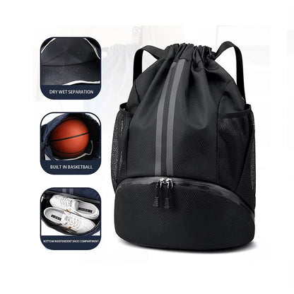 Basketball & Swim Dry-Wet Separation Sports Bag