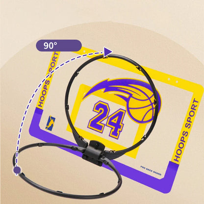 Punch Free Wall-Mounted Basketball Hoop