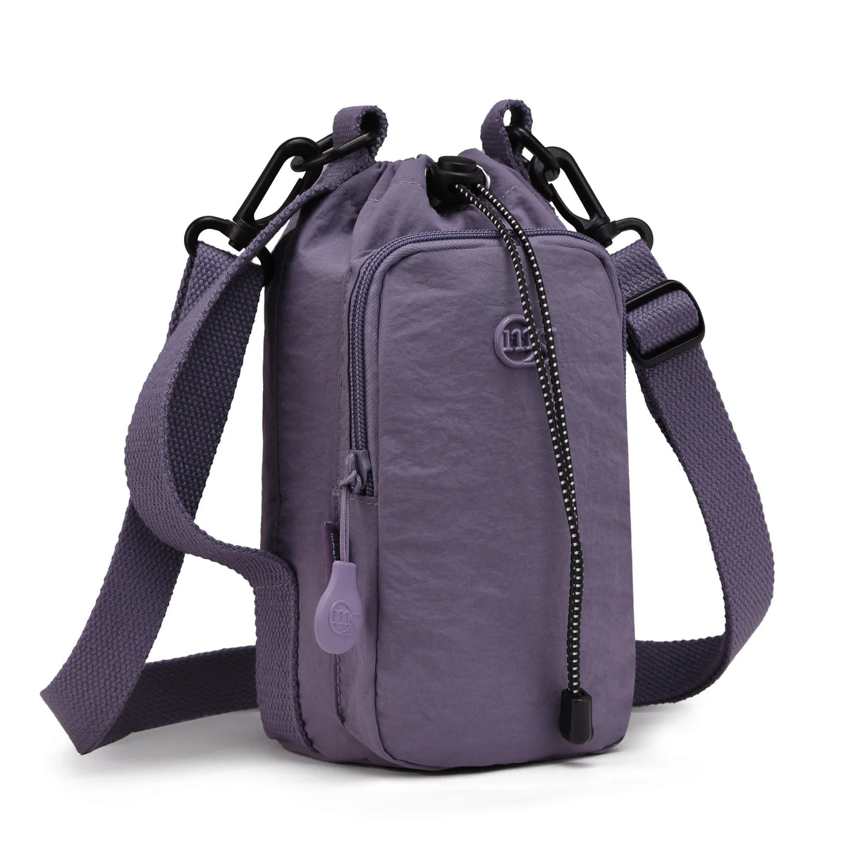 Portable Water Bottle Carrier with Phone Pocket & Strap