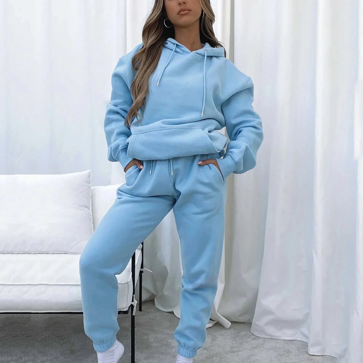 Cozy and Stylish  2 Piece Tracksuit Set