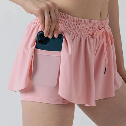Cute & Comfortable Girls' Athletic Shorts with Skirt