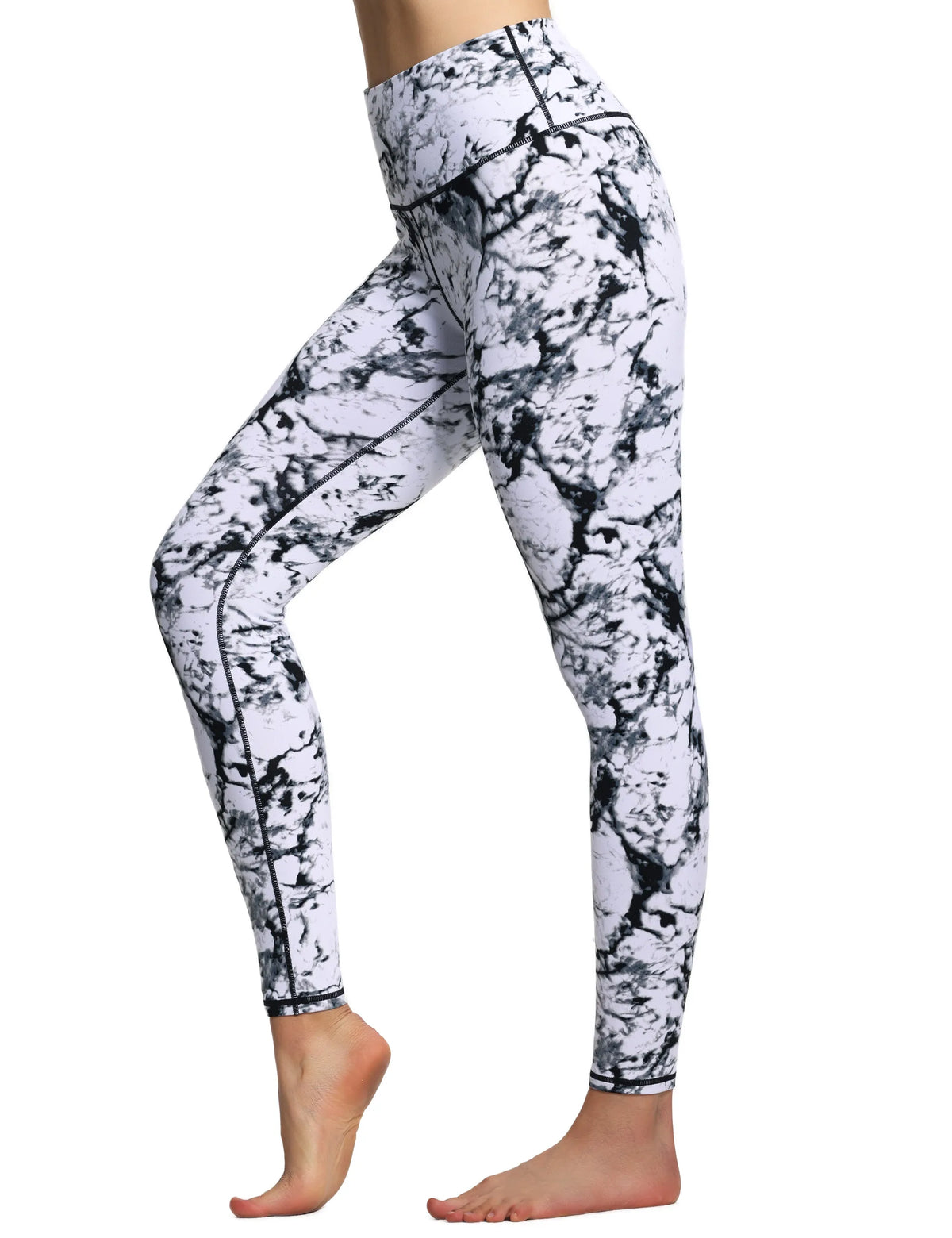 Soft High-Waist Yoga Leggings: Squat-Proof Running Pants