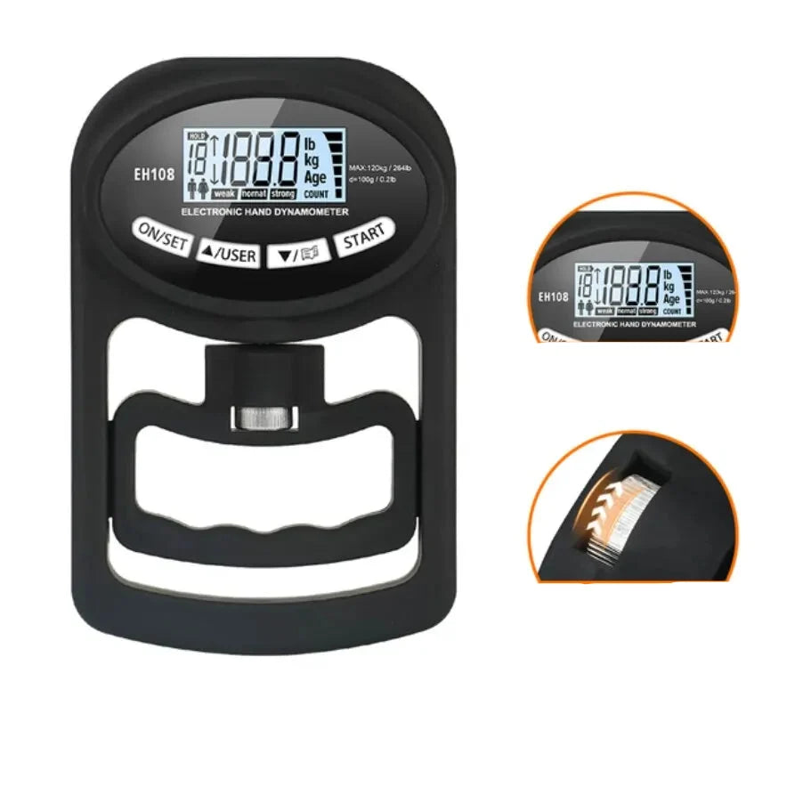 Digital Hand Dynamometer: USB Grip Strength Tester