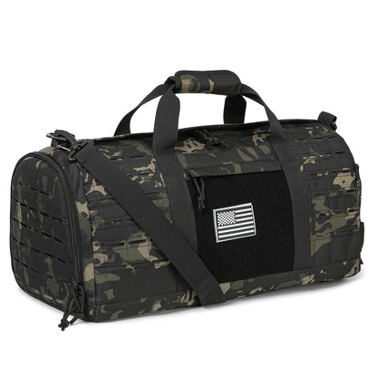 Heavy-Duty Gym Bag with Multiple Compartments and Shoe Storage