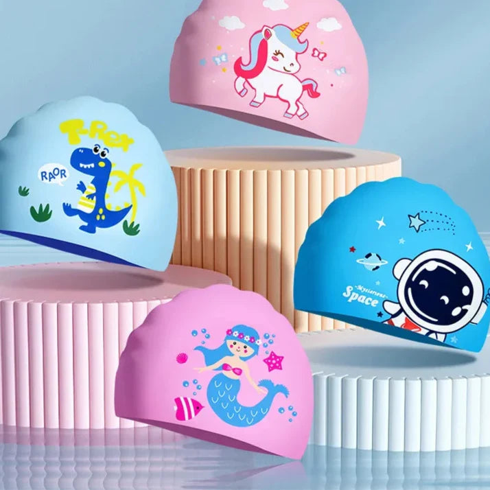 Waterproof Anti Fog Kids Swim Goggles and Cap