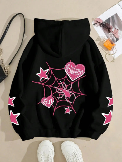 Eye Catching Spider Star Sweatshirt