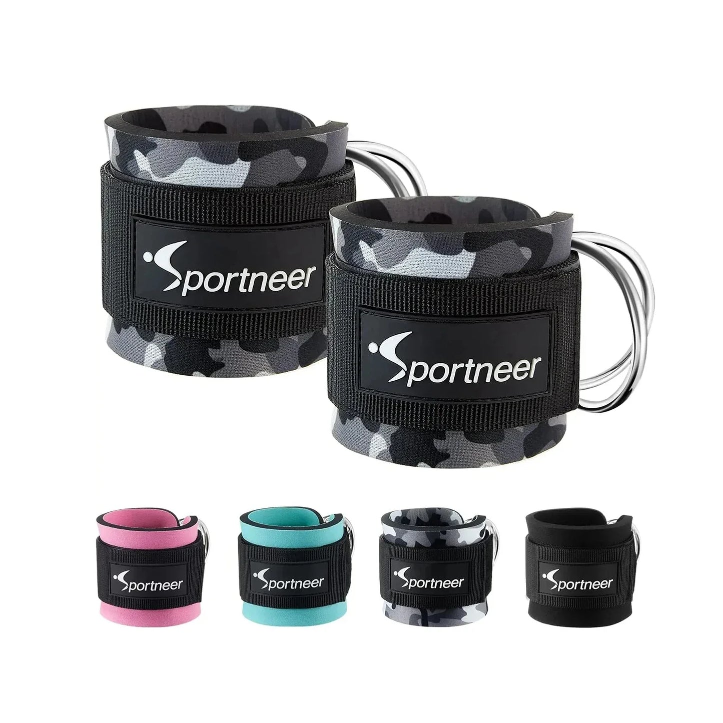 Adjustable Ankle Straps for Leg  Glute & Core Workouts