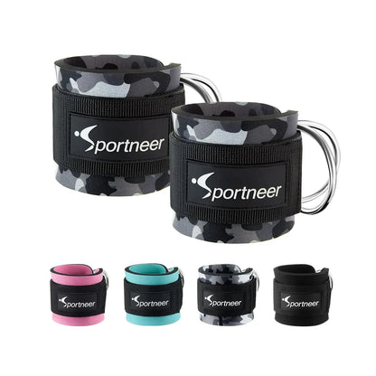 Adjustable Ankle Straps for Leg  Glute & Core Workouts