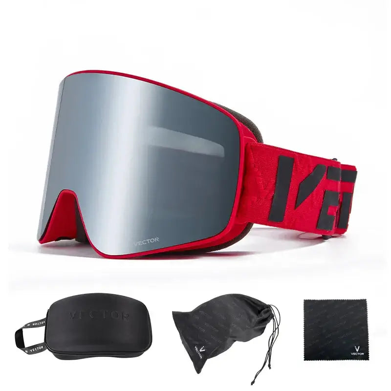 Superior Vision Magnetic Ski Goggles with UV400 Protection