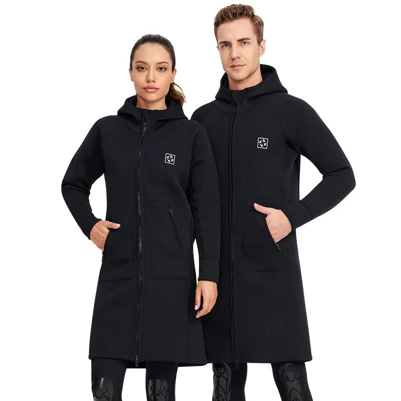 Waterproof Hooded Neoprene Dive Coat