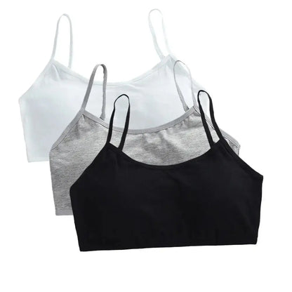 Girls Breathable Cotton Bras