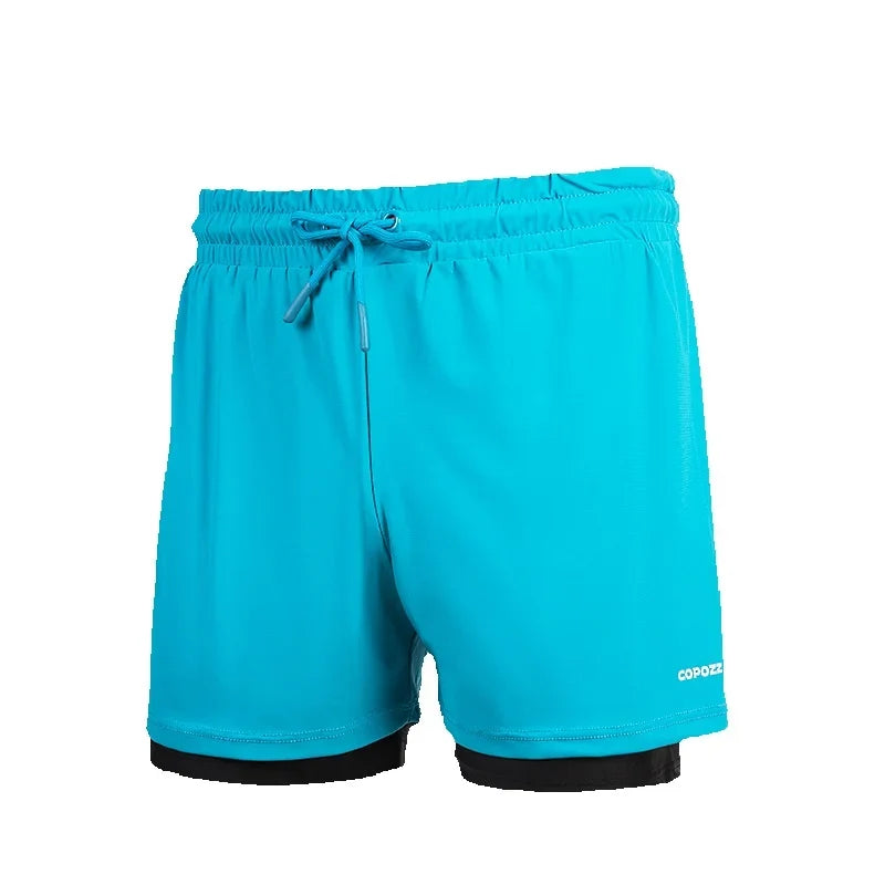 Men’s 2-in-1 Swim Trunks Compression Liner & Quick Dry