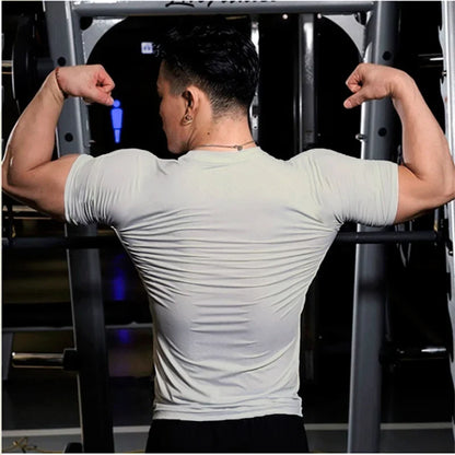 Men’s Compression Gym Quick-Dry Fitness Tee