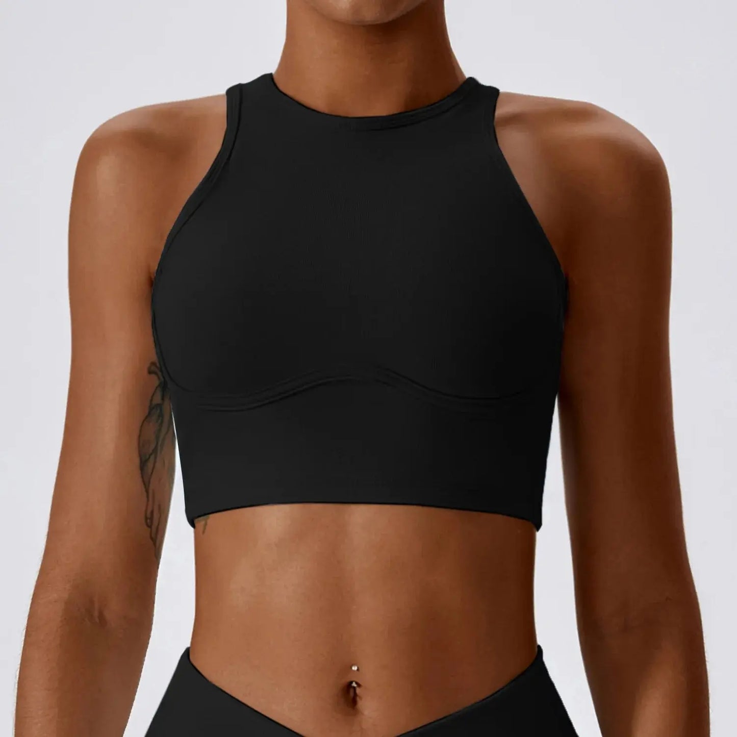 Women's Gathered Push Up Fitness Top