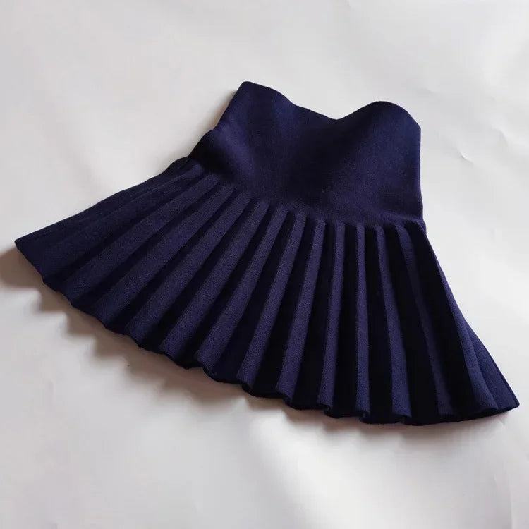 Toddler Girls' Knit Pleated Skirts