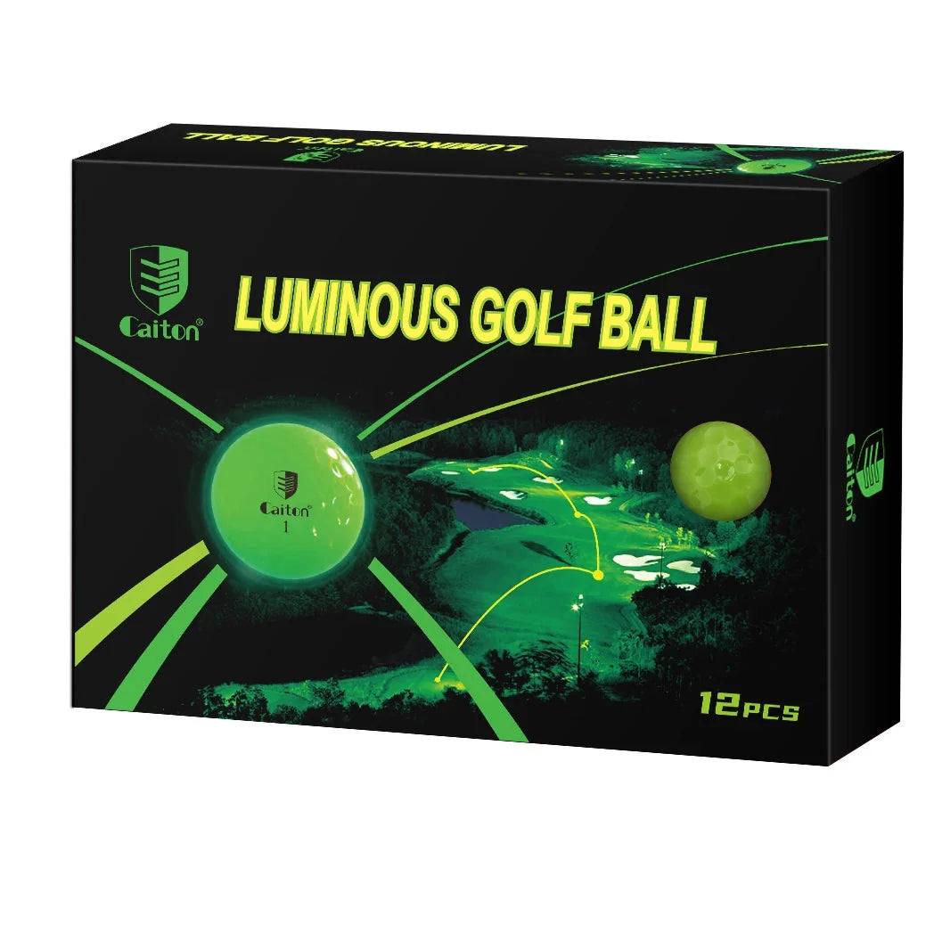 Caiton Glow Golf Balls: Long-Lasting Luminous for Night