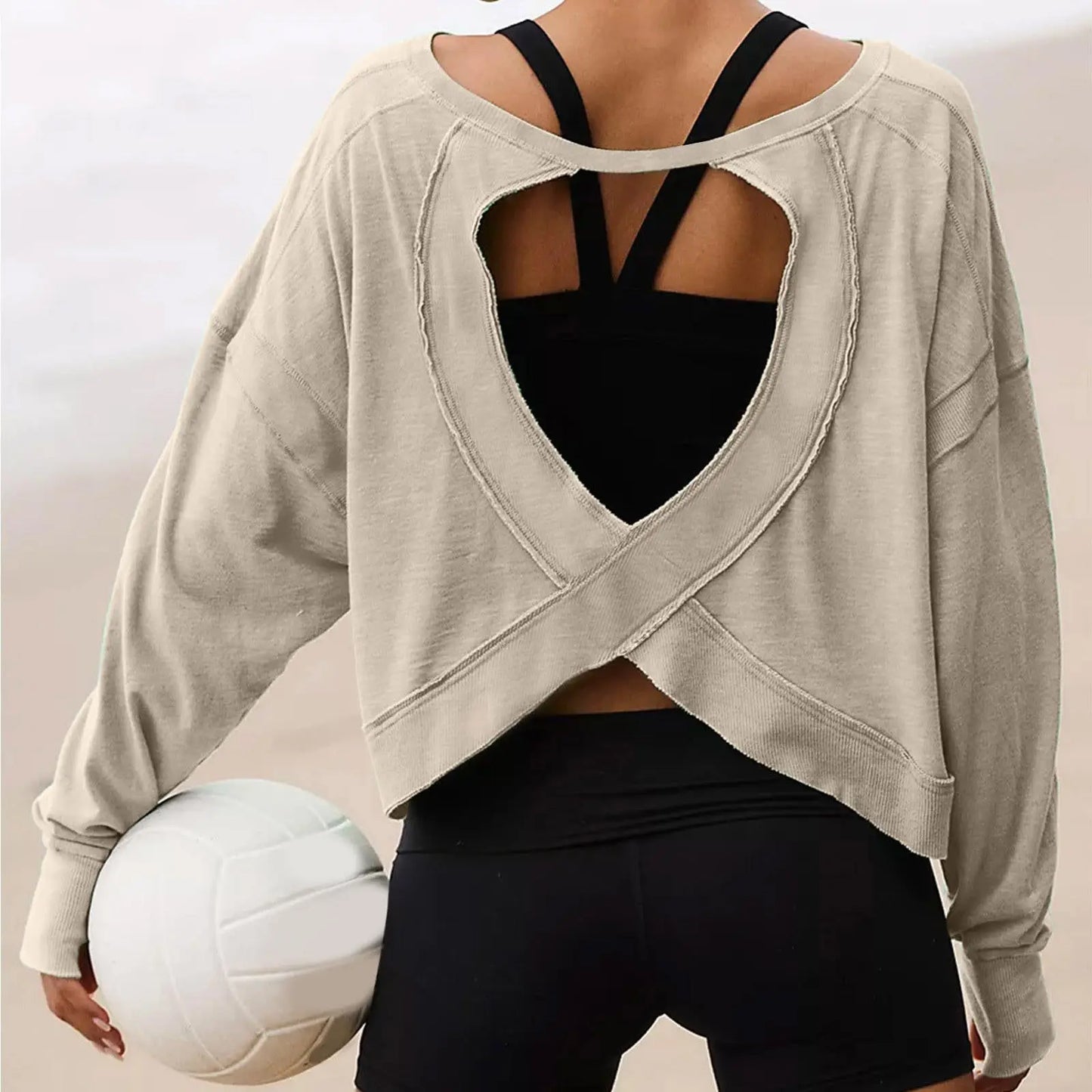 Women's Loose  Long Sleeve T Shirt  Casual  Comfortable Blouse