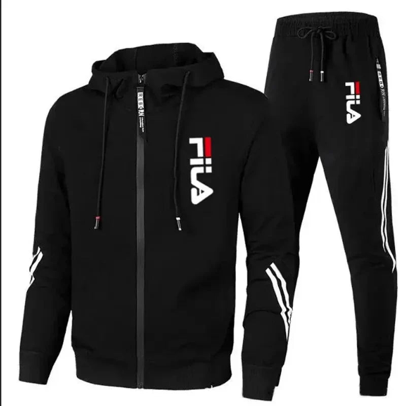 Men's Outdoor Jogging Set: Spring/Fall Tracksuit & Fitness
