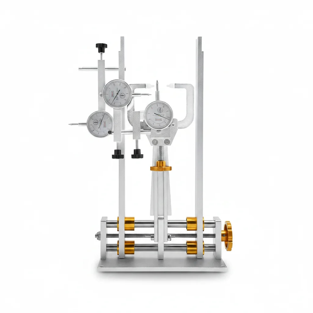Aluminum Bike Wheel Truing Stand with Precision Gauges