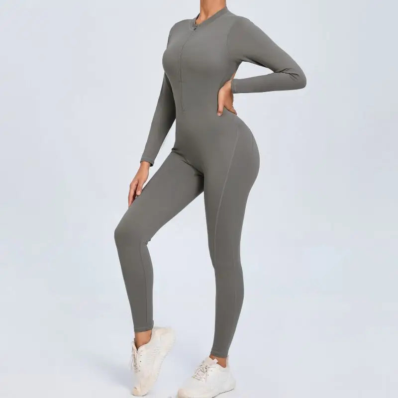 Long Sleeve Bodycon Fitness Outfit
