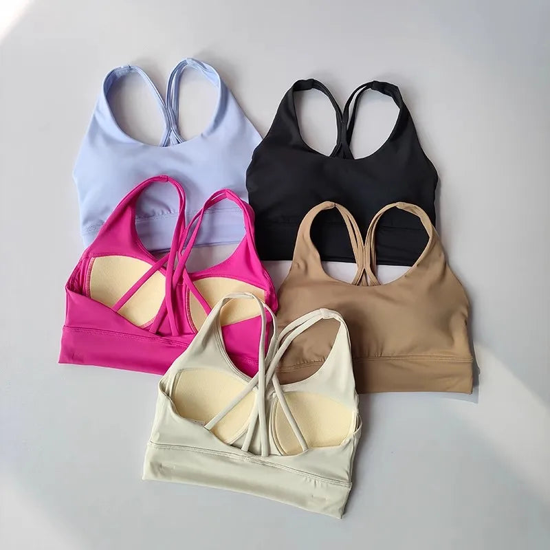 High Waisted Yoga Leggings & Crop Top