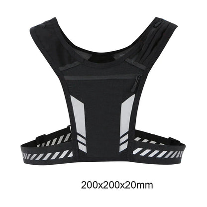 Reflective Running Vest with Phone Pocket