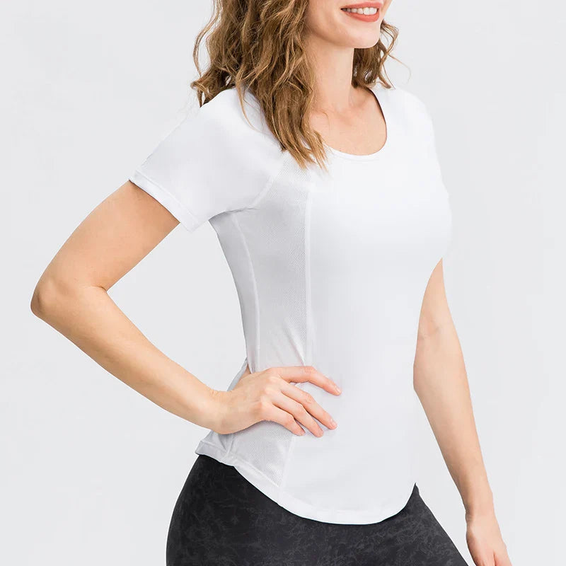 Quick Dry Performance Yoga T Shirt