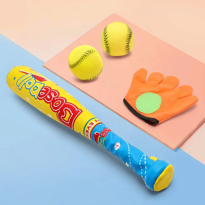 4 Piece Kids Baseball Kit Perfect for Backyard Fun
